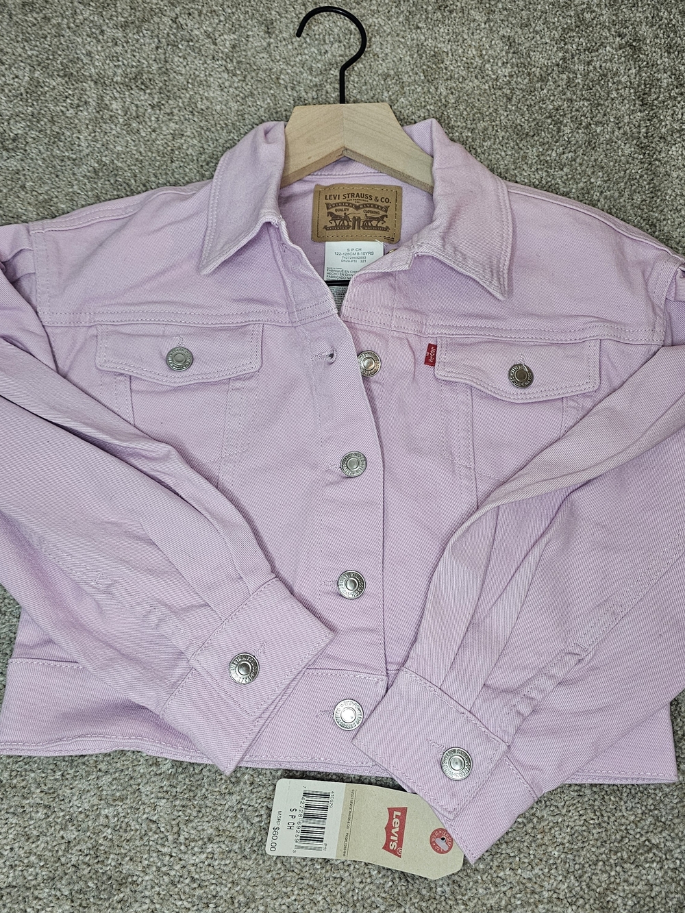 Levi's Girls' Light Pink Denim Jacket - Kids